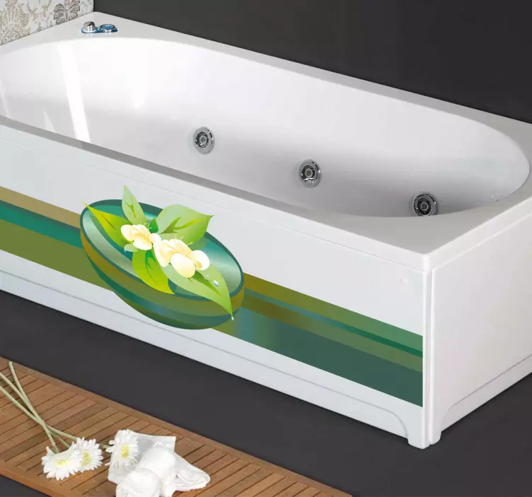 Vinilo decorativo ilustración spa - TenVinilo