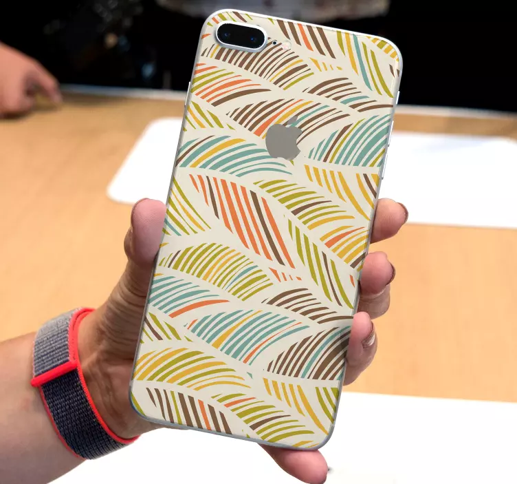 Vinilo decorativo iPhone motivo floral - TenVinilo