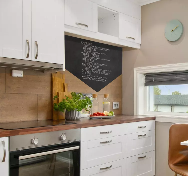 Vinilo decorativo menú - TenVinilo