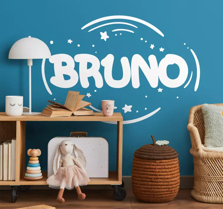 Vinilo personalizable Nombre personalizado en negrita - TenVinilo