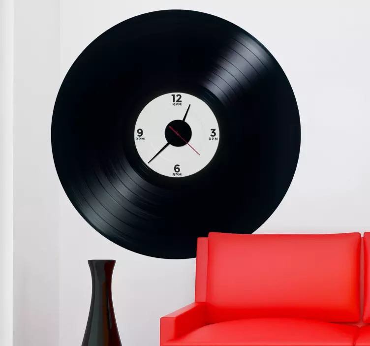Vinilo decorativo reloj vinilo - TenVinilo