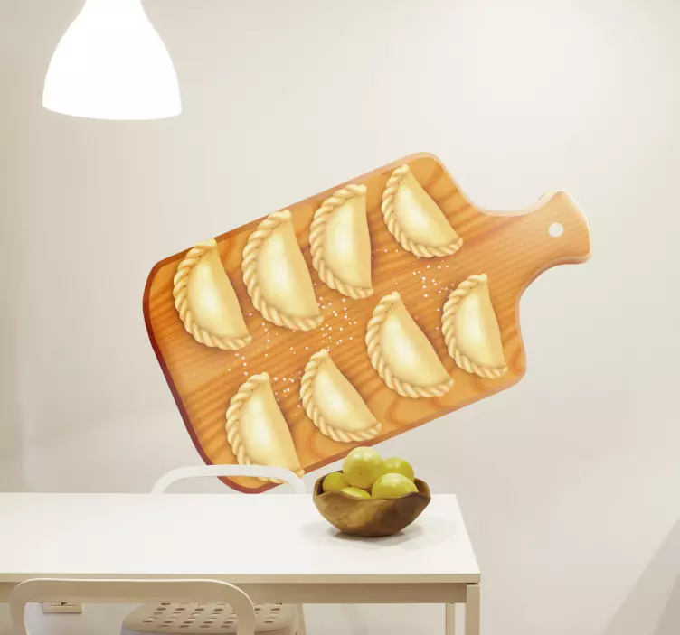 Vinilo utensilios de cocina albóndigas polacas - TenVinilo