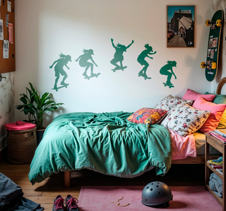 Vinilo deporte secuencia de patinaje - TenVinilo