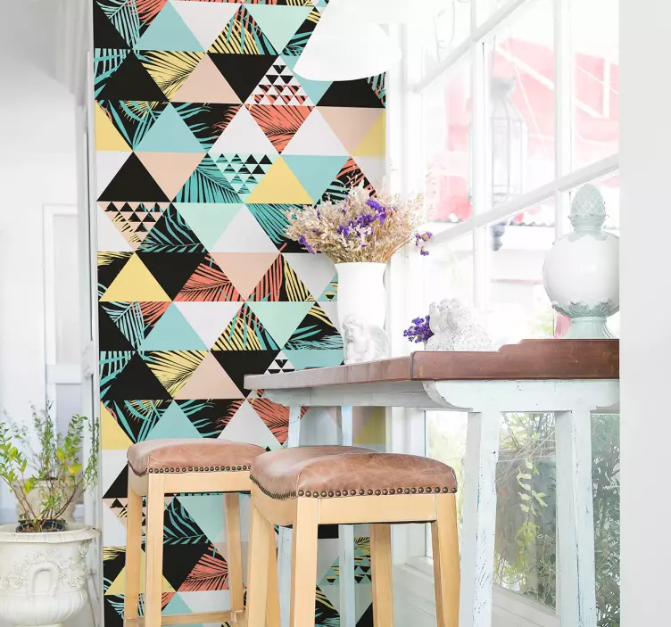 Vinilo flores selváticas botánicas - TenVinilo