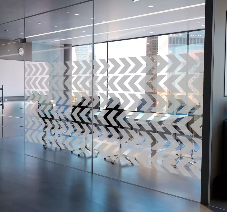 Pegatina con formas flechas para oficina Flechas para oficina - TenVinilo