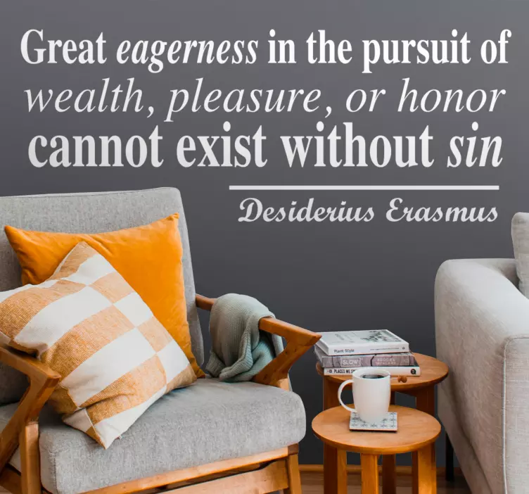 Vinilo frase célebre frase motivacional reflexiva - TenVinilo