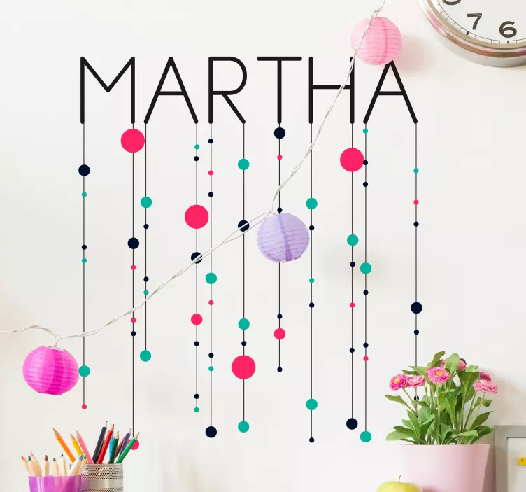 Vinilo frase figuras minimalistas geométricas - TenVinilo