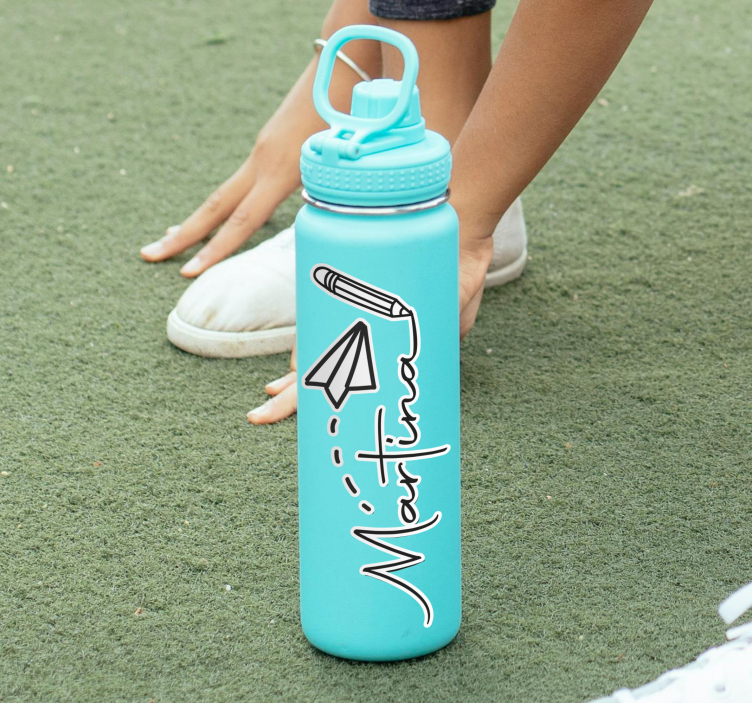 Vinilo PlayStation nombre de la botella - TenVinilo