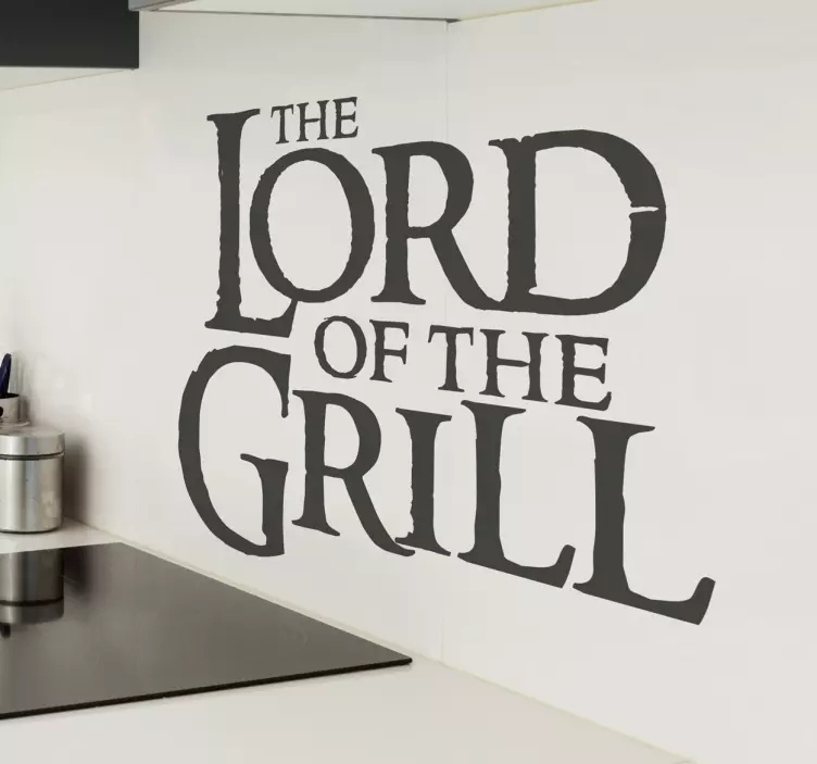 Vinilo lord of the grill - TenVinilo