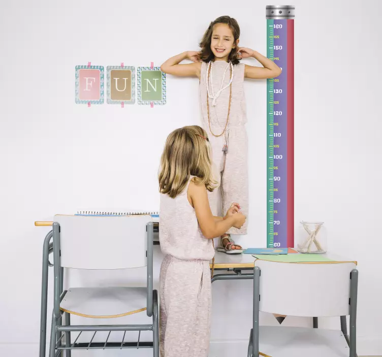 Vinilo medidor para escuela - TenVinilo