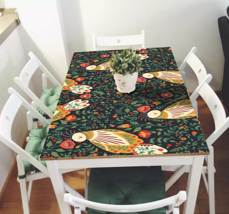 Vinilo para mueble folklore polaco - TenVinilo