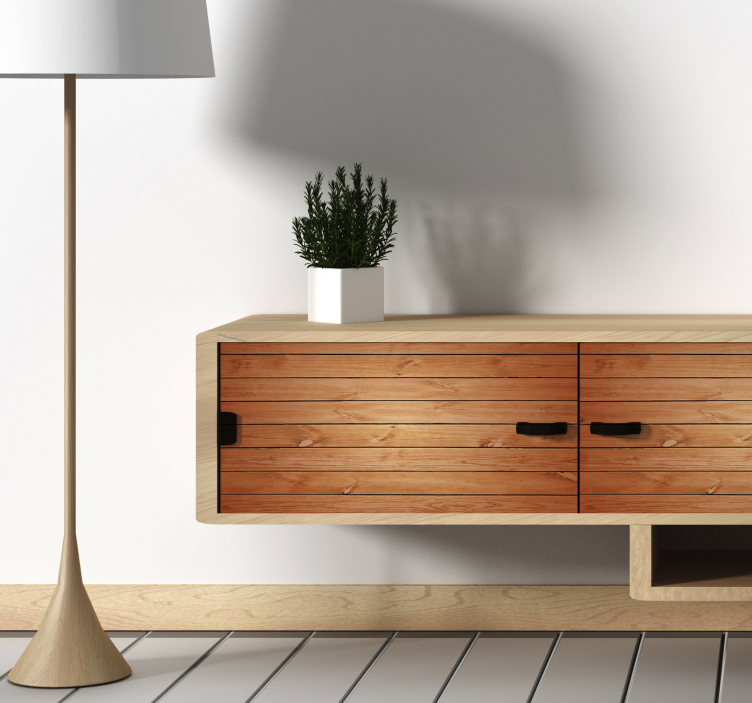 Vinilo para muebles madera imitación parquet - TenVinilo