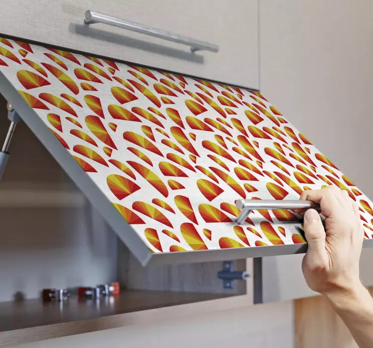 Vinilo para mueble Muebles vintage al atardecer - TenVinilo