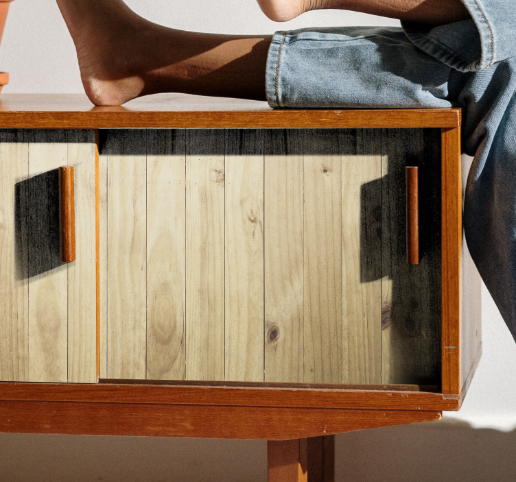 Vinilo para muebles imitación madera clara - TenVinilo