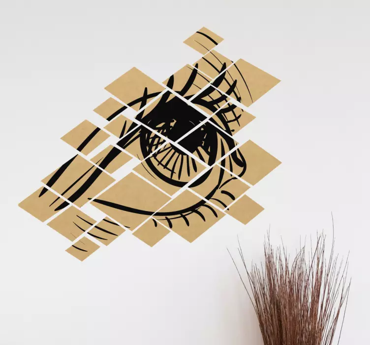 Vinilo ojo fragmentado - TenVinilo