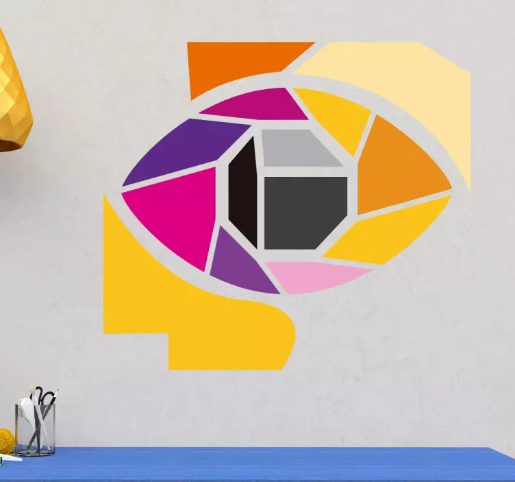 Vinilo ojo mosaico - TenVinilo