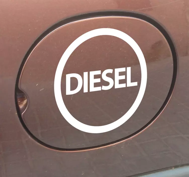 Vinilo para coche diesel - TenVinilo