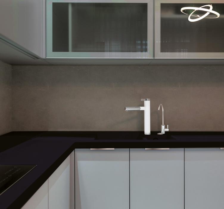 Vinilo para cocina efecto piedra oscura - TenVinilo