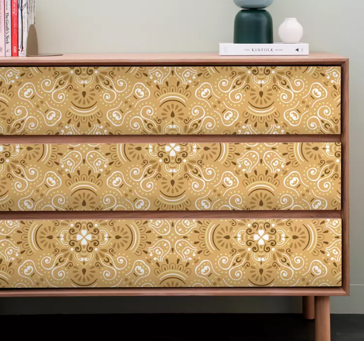 Vinilo para mueble elegante motivo botánico - TenVinilo