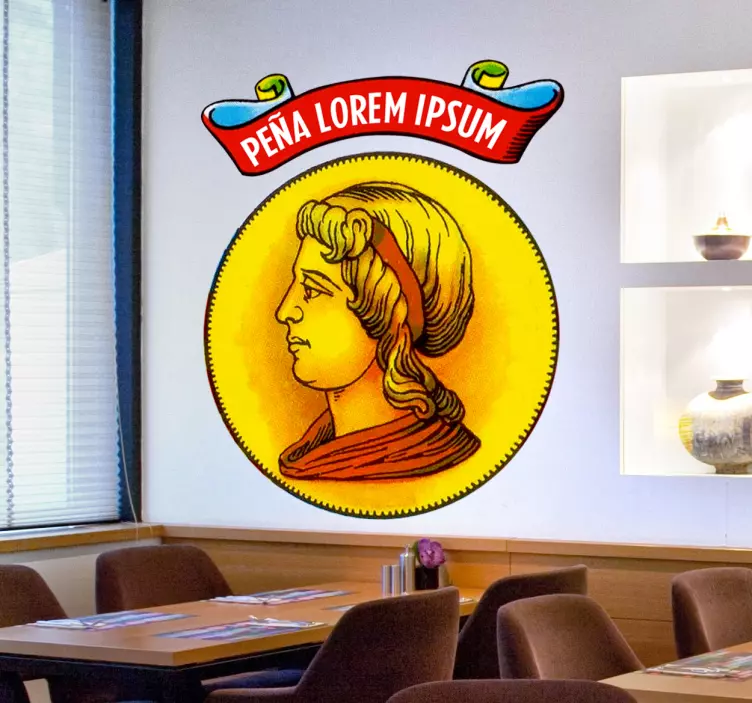 Vinilo personalizable equipo mus - TenVinilo