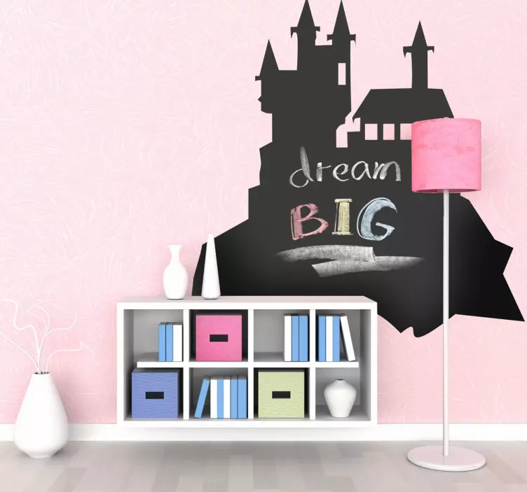 Vinilo pizarra castillo del terror - TenVinilo