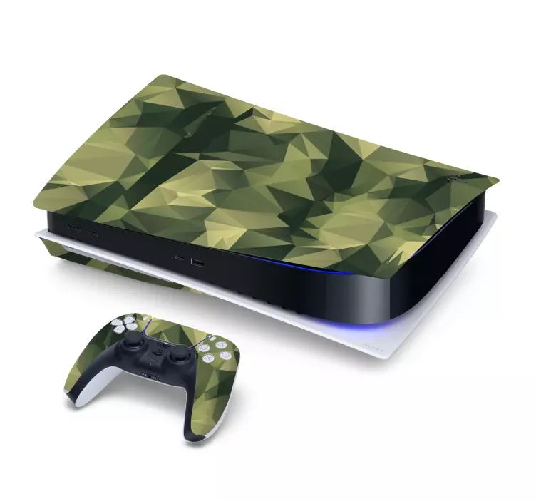 Vinilo ps5 funda camuflaje playstation - TenVinilo