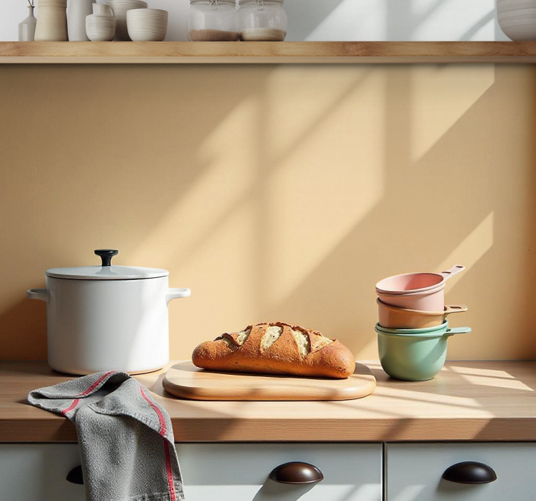 Vinilo utensilio cocina salpicadero de colores lisos - TenVinilo