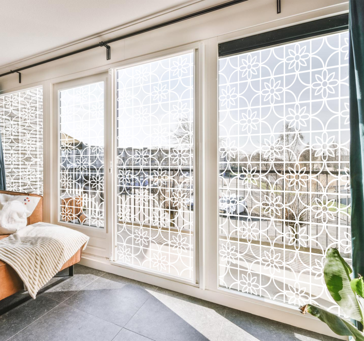 Vinilo para cristales patrón geométrico - TenVinilo