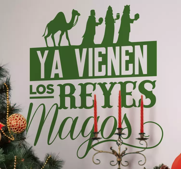 Vinilo ya vienen los Reyes Magos - TenVinilo