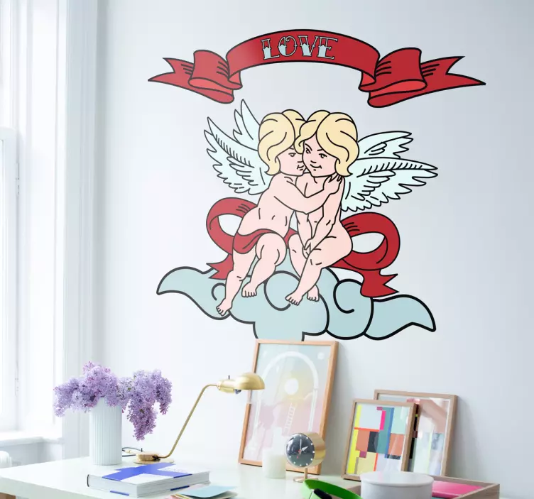 Vinilos amor angeles - TenVinilo