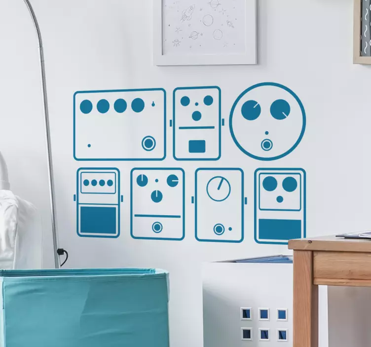 Vinilos para músicos pedalera - TenVinilo