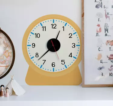 Reloj de pared adhesivo para Hogar y Oficina en habitación