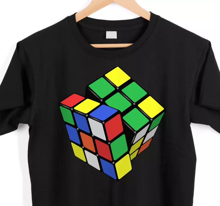 Camiseta personalizada cubo rubik - TenVinilo