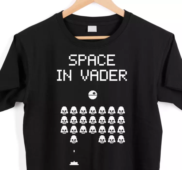 Camiseta el espacio en vader - TenVinilo