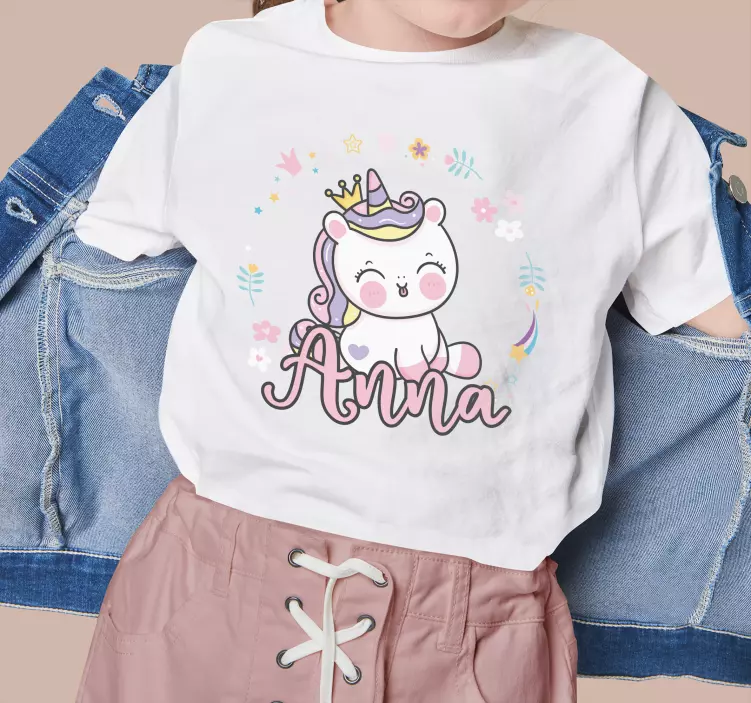 Camiseta infantil Unicornio bebé lindo - TenVinilo