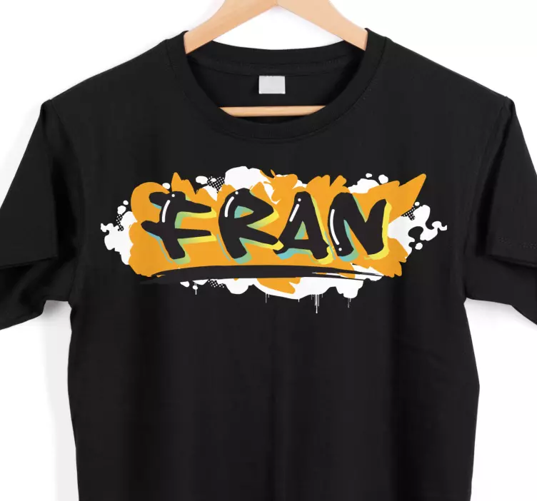 Camiseta personalizable estilo graffiti joven - TenVinilo