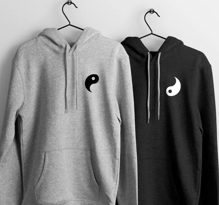Camisetas de novios yin YangYin Yang - TenVinilo