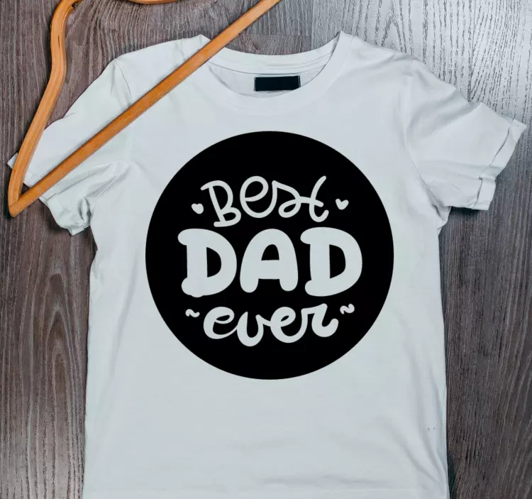 Camiseta padre e hijo El mejor papá en la burbuja - TenVinilo