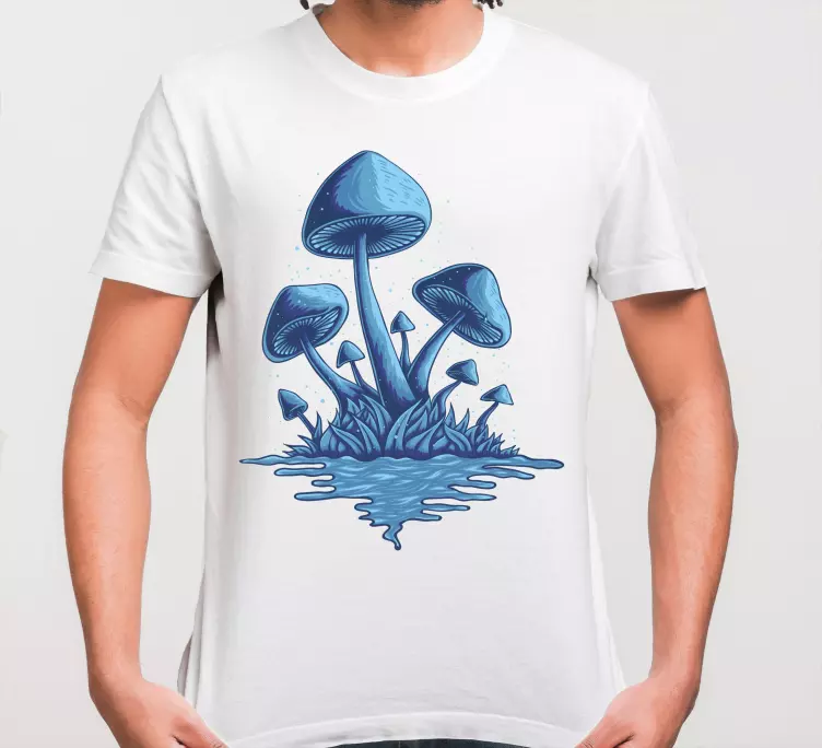 Hongo junto al río camiseta personalizada - TenVinilo