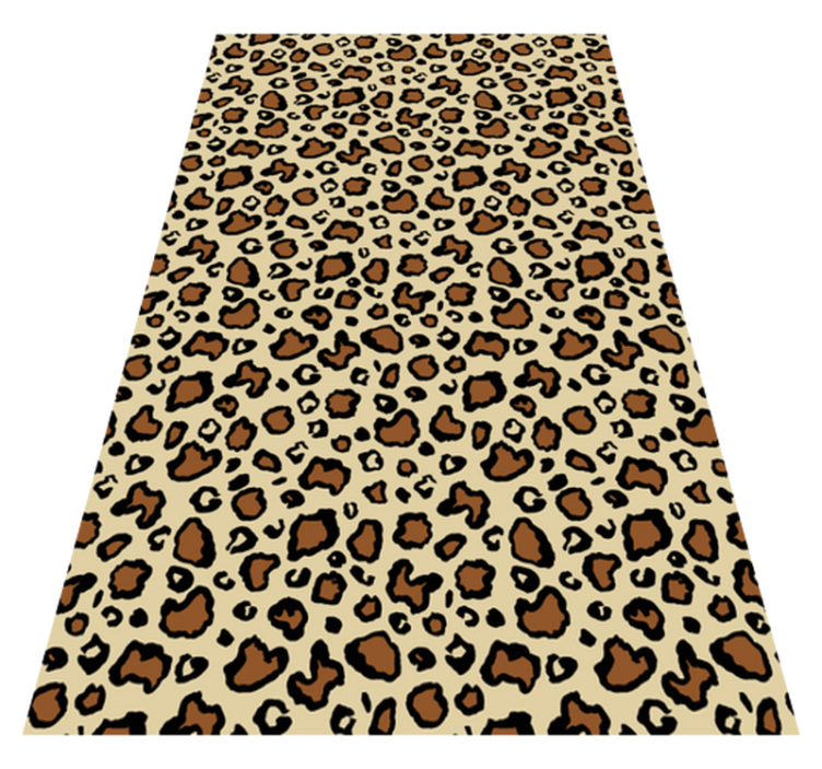 Alfombra vinílica animales estampado leopardo clásico - TenVinilo
