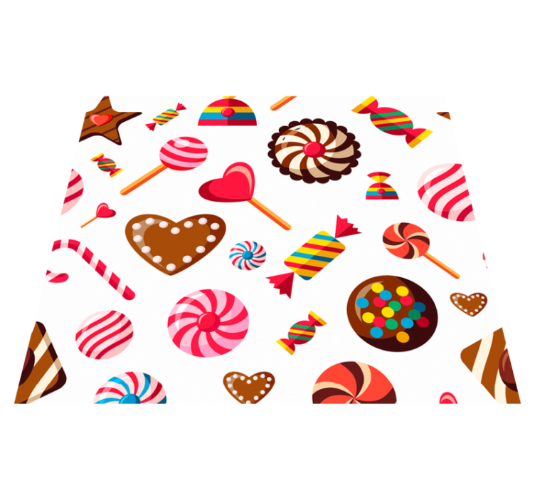 Alfombra vinílica cocina mosaico dulce - TenVinilo