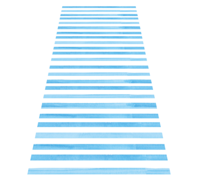 Alfombra vinílica cocina en cuadro texturizado azul - TenVinilo