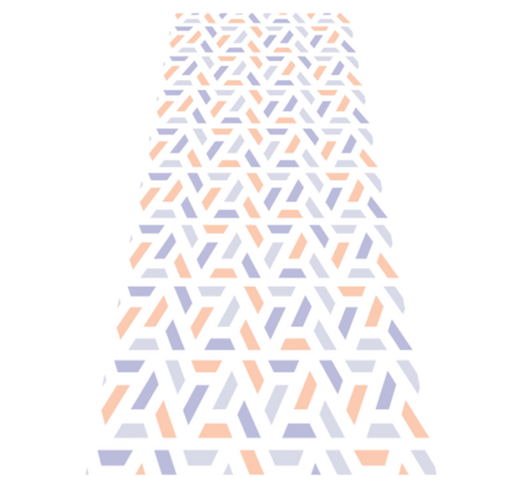 Alfombra vinílica cocina líneas geométricas nórdicas - TenVinilo