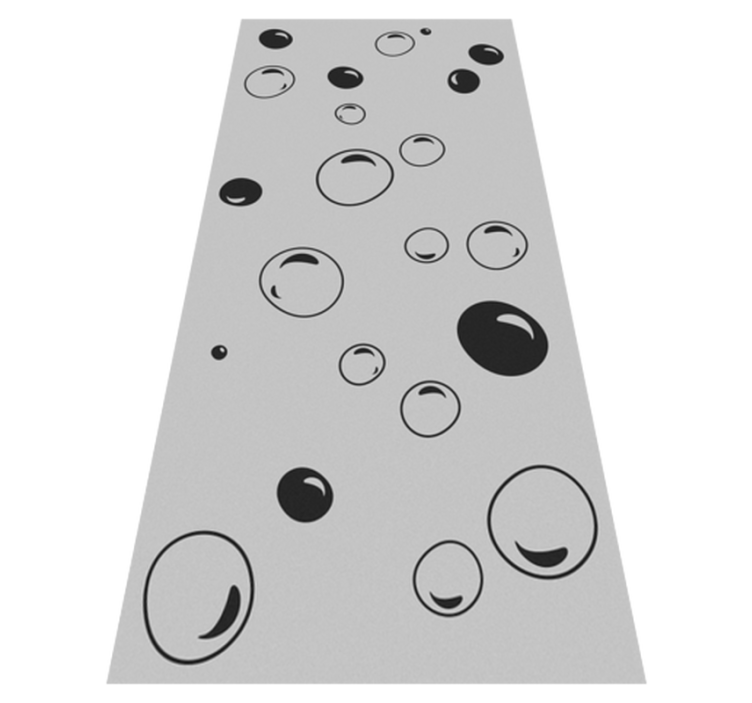 Alfombra vinílica baño ducha de burbujas - TenVinilo