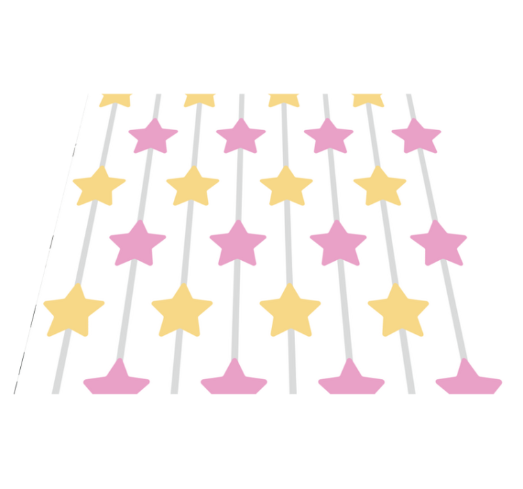 Alfombra vinílica de estrellas dulzura excepcional - TenVinilo