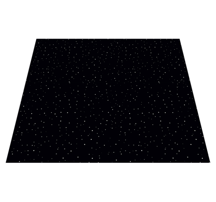 Alfombra vinílica dormitorio cielo estrellado - TenVinilo