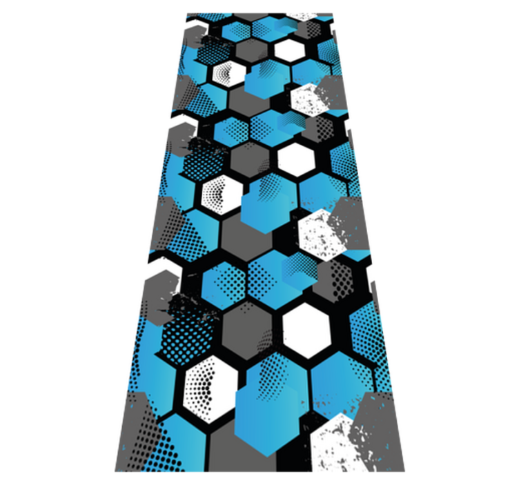 Alfombra vinílica dormitorio fondo de fútbol degradado - TenVinilo