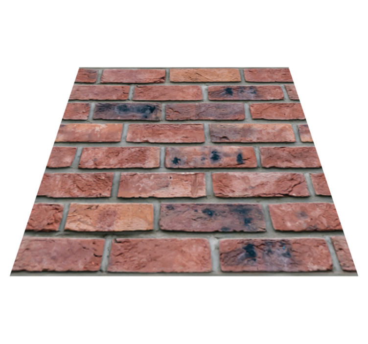 Alfombra vinílica dormitorio pared de piedras inusuales - TenVinilo