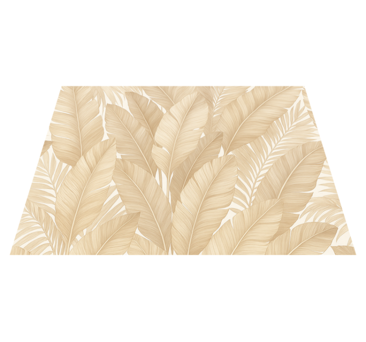 Alfombra vinílica dormitorio botánica suave - TenVinilo