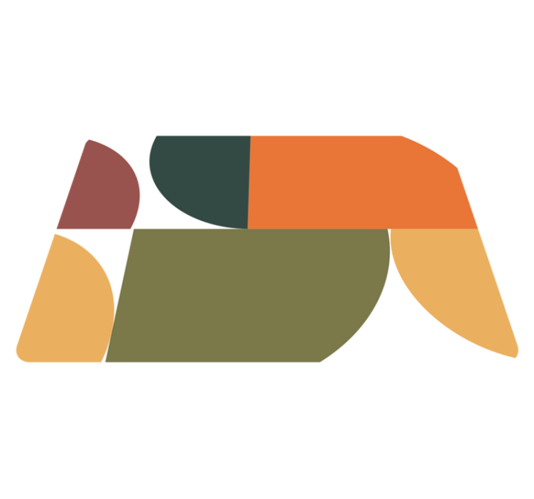 Alfombra de vinilo geométrica arte geométrico abstracto - TenVinilo